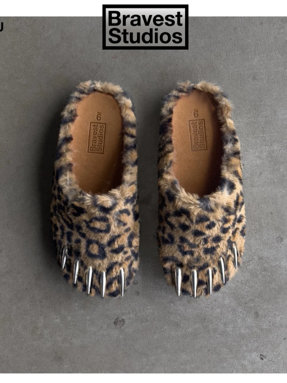 Bravest Studios Leopard Claw Mules